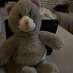 Gray Plush Cat Build a Bear